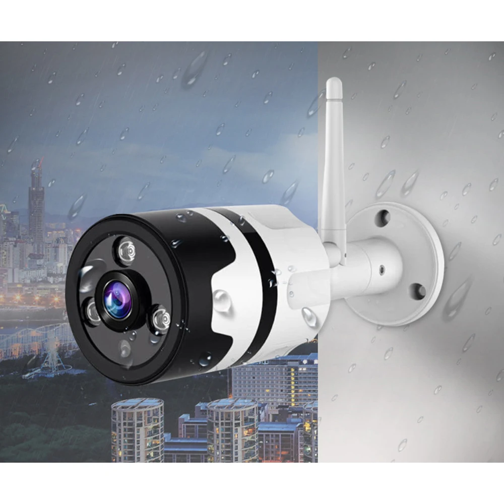 Kruiqi беспроводная Wifi ip камера HD 960P Водонепроницаемая наружная IR CUT наблюдения 1.3MP