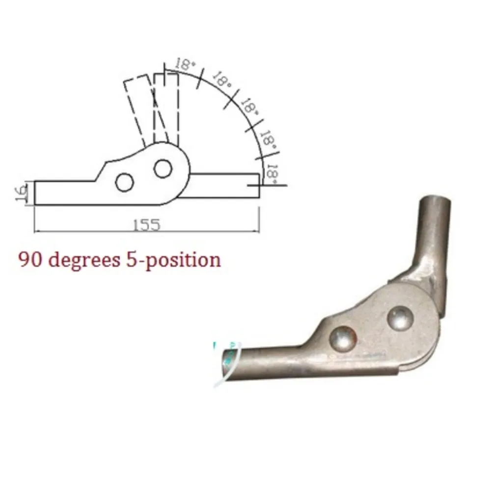 Упаковка из 2 шт.) трещотка диван петли складной Соединительный мебельный регулятор угла Регулируемый 5 уровень 90/180 градусов
