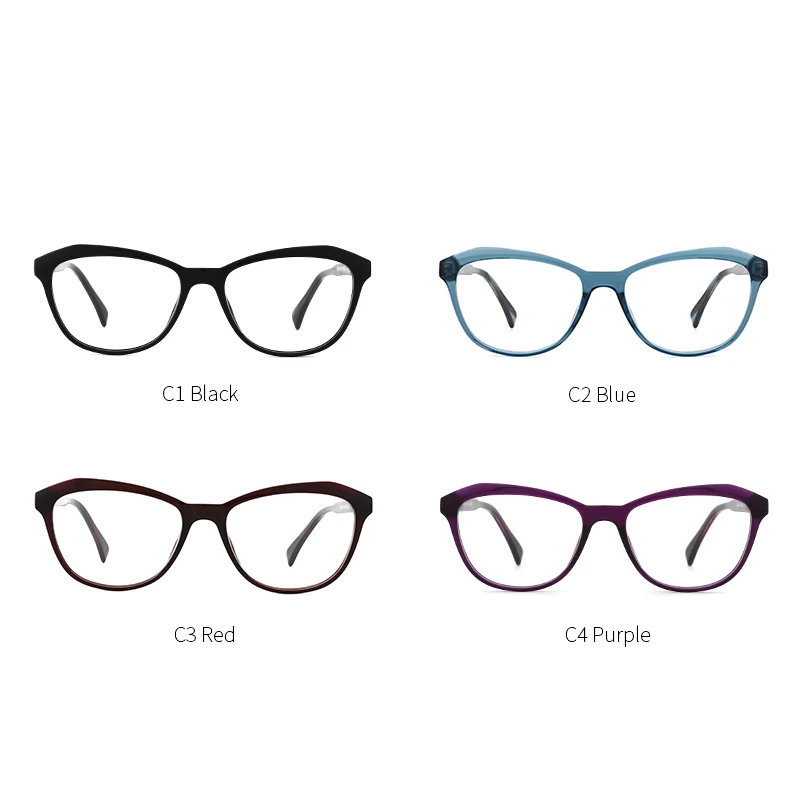 Ceny KANSEPT octan 2019 moda przezroczyste okulary ramki jasne kwadratowe niebieski okulary na receptę ramki dla kobiet # LS8046