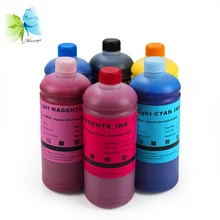 1000ml Refill water based UltraChrome D6 dye ink for epson D3000 printer+700ml Empty refill ink cartridge