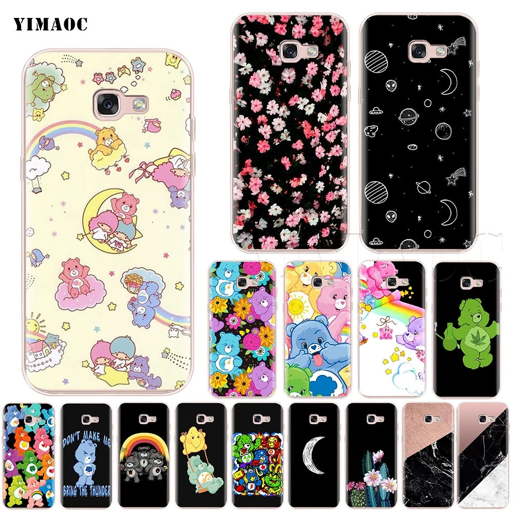 

YIMAOC The Care Bears Silicone Case for Samsung Galaxy S7 S8 S9 Edge Plus J3 J5 J7 A5 A6 A8 Note 8 9