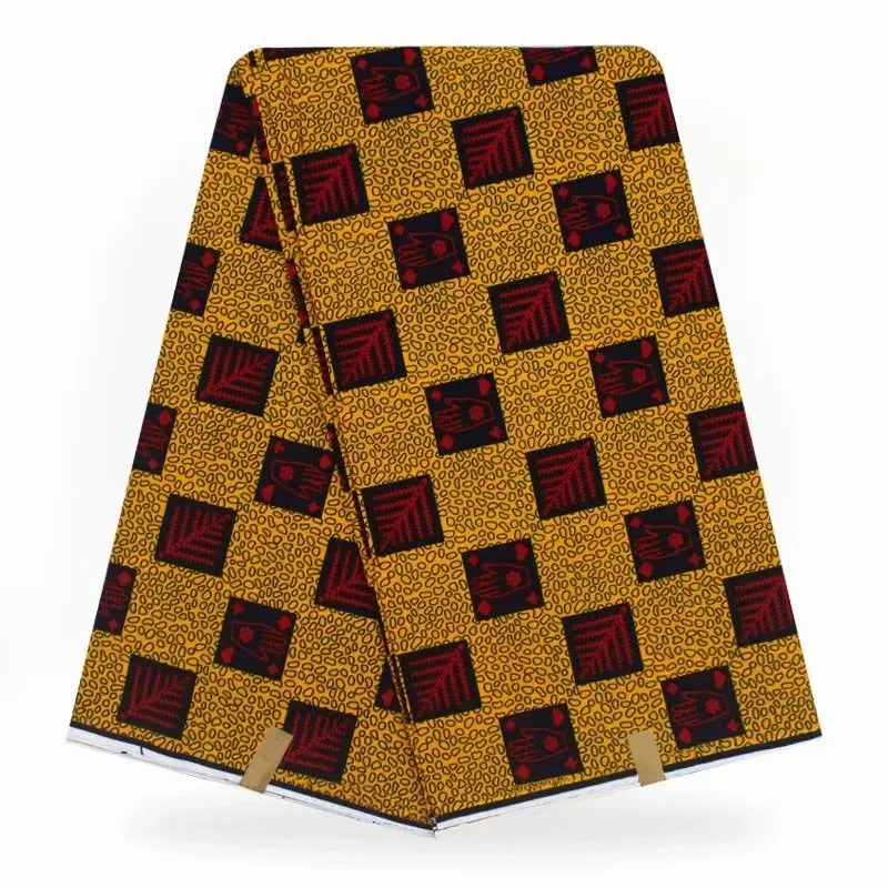 

100% Cotton Wax High Quality Fabric African Sewing Material Veritable Wax Hollandais Guaranteed Real Dutch Wax ! J30563