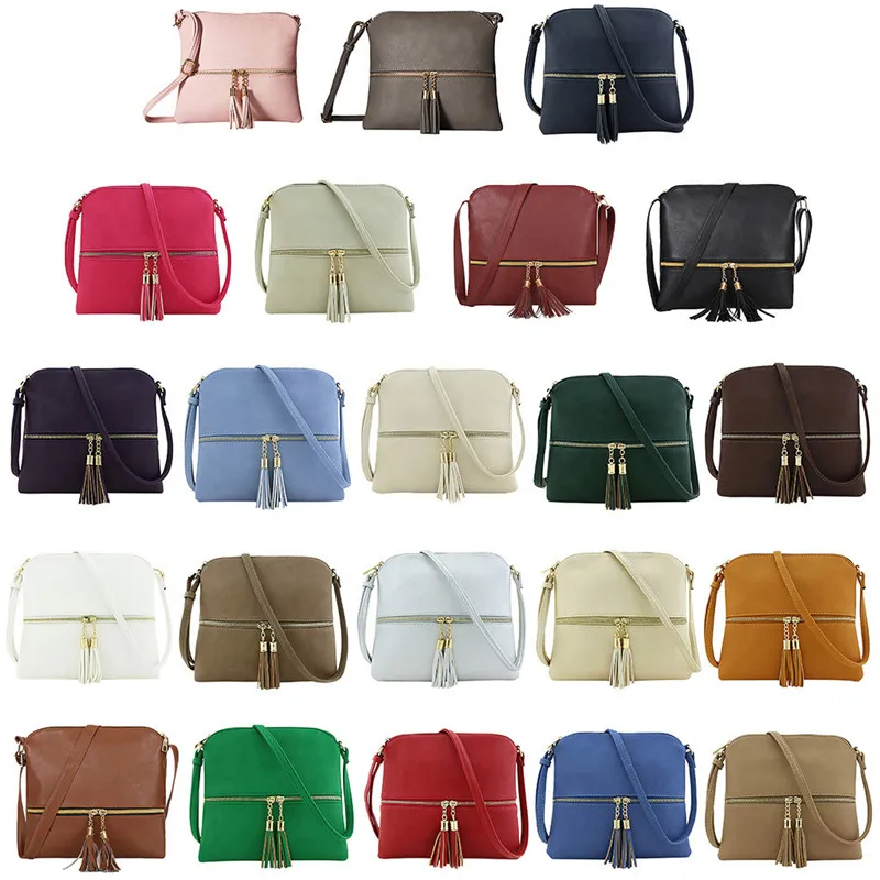 

Fashion Women Tassel Shoulder bags Luxury handbags women bags designer Leather Messenger Shoulder Bag 2018 bolsa feminina #40