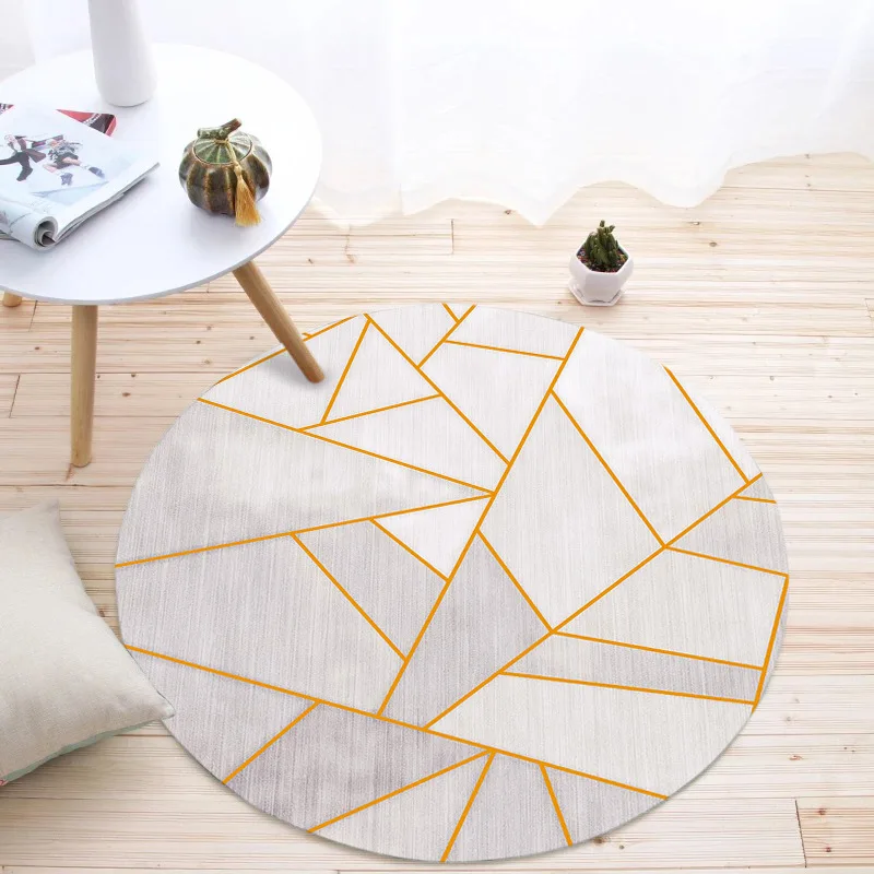 

Living Room Round Carpet Home Entrance/Hallway Doormat Computer Chair Round Rug Sofa Coffee Table Floor Mat Carpet Bedroom
