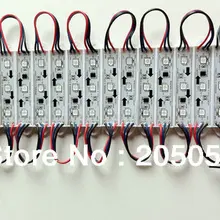 20 штук/Коллона DC12V WS2811 IC Индивидуально доступный rgb-светодиод модуль полноцветной пикселей водонепроницаемый линия светодиодных букв рекламы