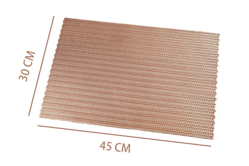 Креативный коврик для стола с нескользящей изоляцией, Прямоугольный Коврик для столовых приборов из пшеницы, экологичный, для отеля, для свадебной вечеринки, столовые приборы, ПВХ коврики