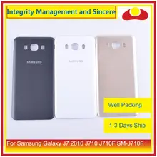 Для Samsung Galaxy J7 j710 SM-J710F J710M J710H J710FN корпус батарейного отсека задняя крышка чехол Корпус Шасси