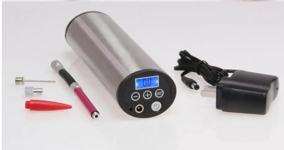 150 фунтов/кв. дюйм перезаряжаемый электрический портативный автомобильный велосипедный насос Электрический автоматический воздушный компрессор велосипедные насосы с ЖК-дисплеем