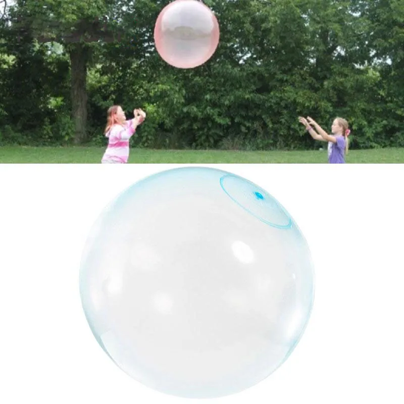 Пузырьковый мяч надувной шар твердый шар удобный случайный цвет латексный прозрачный wubbble Bubble