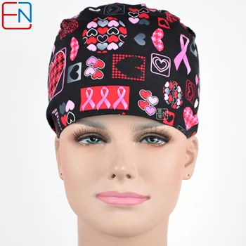 

HENNAR Women Bouffant Surgical Scrub Medical Chemo Hat/Cap BOUFFANT CAPS
