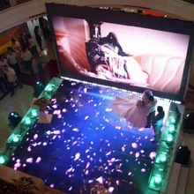 Светодиодный электронный дисплей цветная сценическая Виртуальная Ландшафтная плитка светодиодный сценический напольный светильник светодиодный танцующий напольный светильник | светодиодный напольная плитка