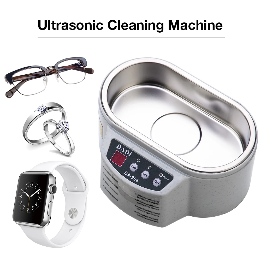 600 Ml Ultrasonic Cleaner Jewelry Glasses Circuit Board Cleaning Machine Intelligent Control Ultrasonic Cleaning Ultrasonic Bath