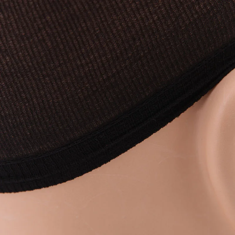 2Pcs Unisex Stocking Wig Liner Cap Snood Nylon Stretch Hairnets Protable