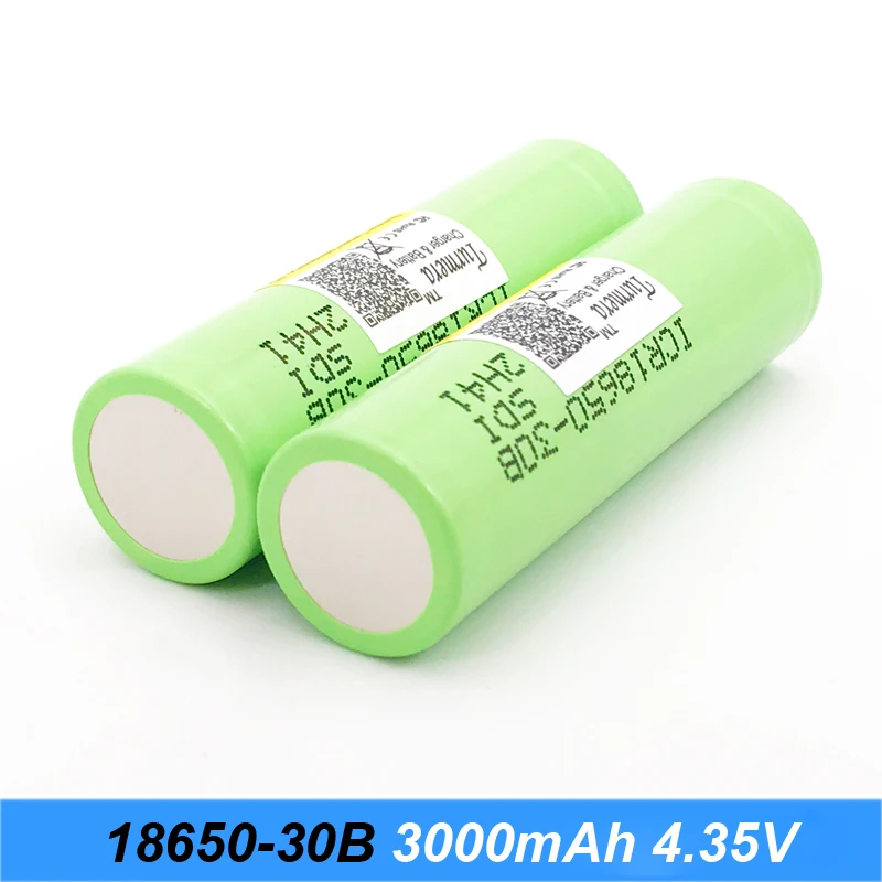 Фонарик 18650 батарея icr18650 30b 3000mah 3,7 V литий-ионный аккумулятор для зарядного устройства 18650 Turmera j10