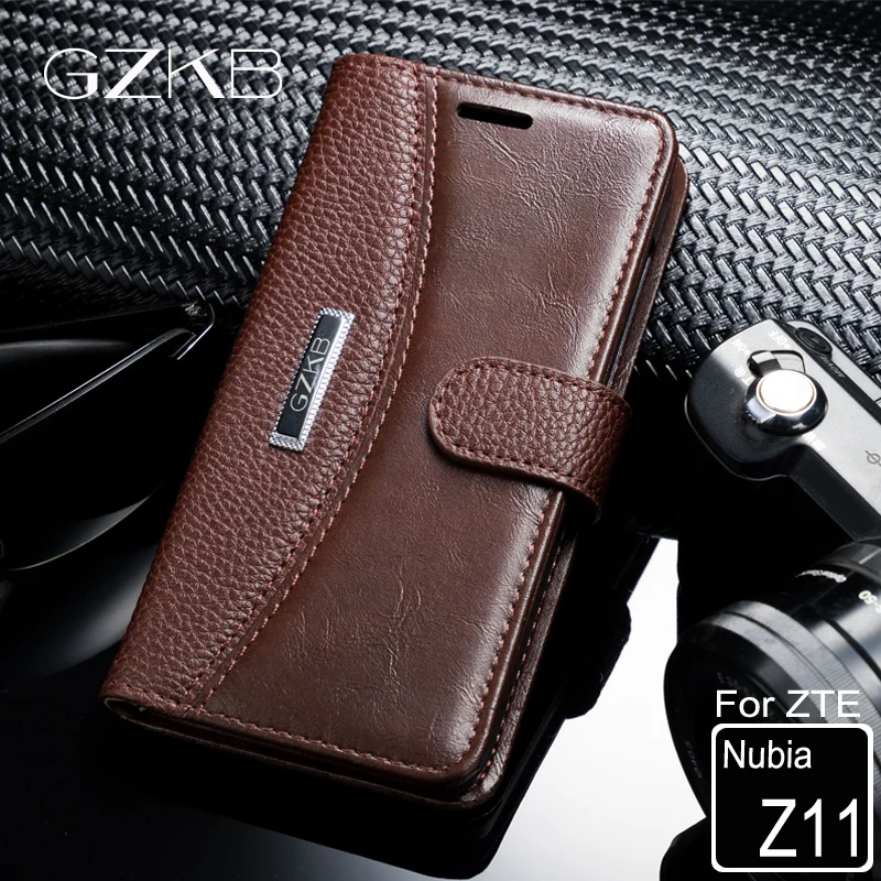 For ZTE Nubia Z11 Case ZTE Z11 Cover GZKB High Quality Luxury Leather ...