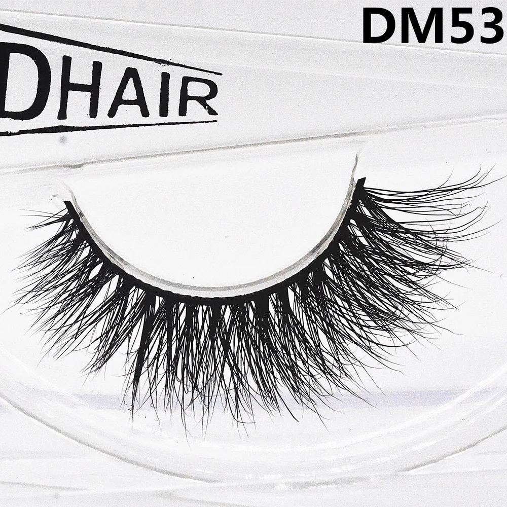 DM53 новые высококачественные 3D толстые мягкие норковые накладные ресницы 100%