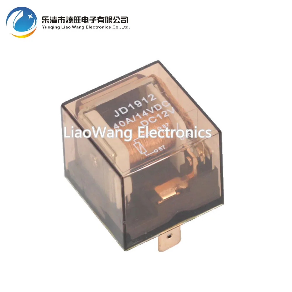 

5 PCS Automobile relay DC 12V 40A 5 pin JD1912 horn relay Automotive Lighting Controller