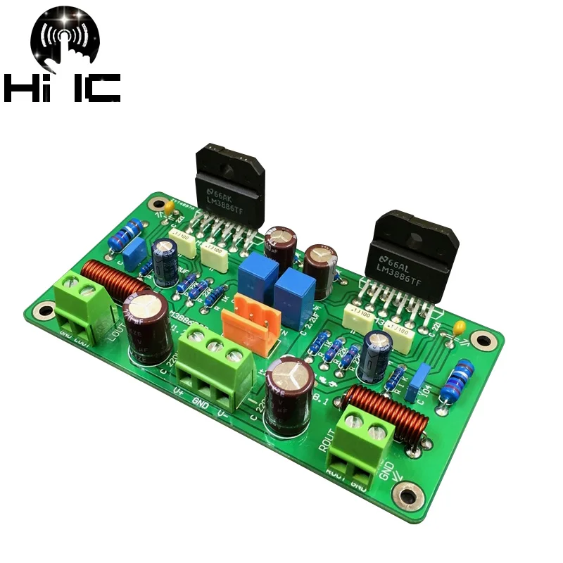 1pcs LM3886TF Stereo Audio Amplifier Board Dual Channel Amplifier Board