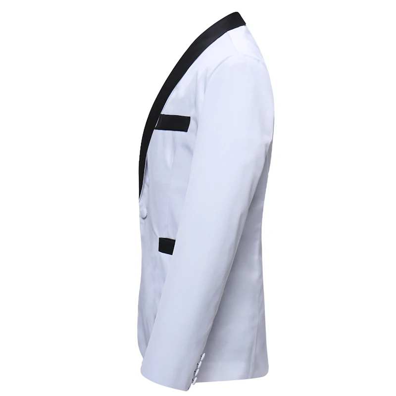 Белый костюм для мужчин s куртки размеры 3XL Модные Бизнес платье пальто для будущих мам Европейский размеры свободные удобные му