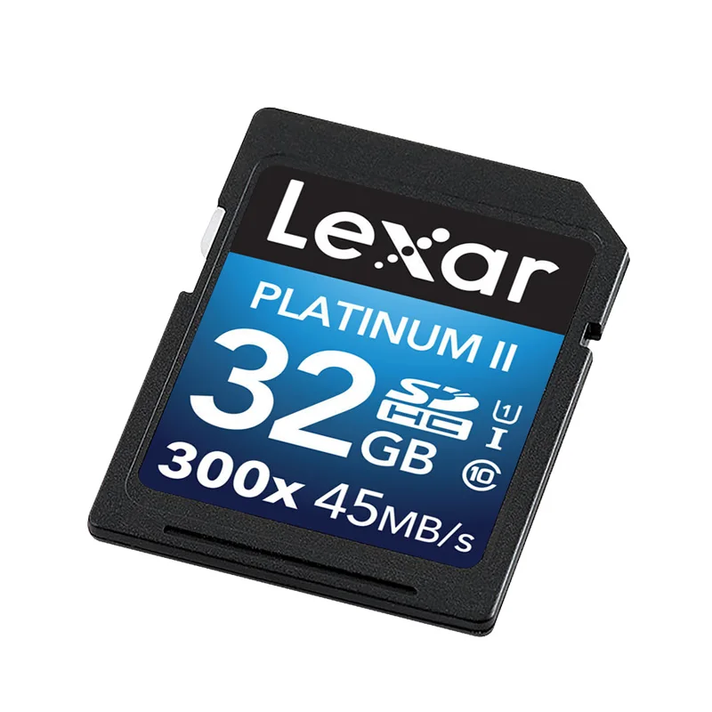 100 Original Lexar Flash SD Card 300x 16GB 32GB SDHC 45MB s cartao de memoria Class 4