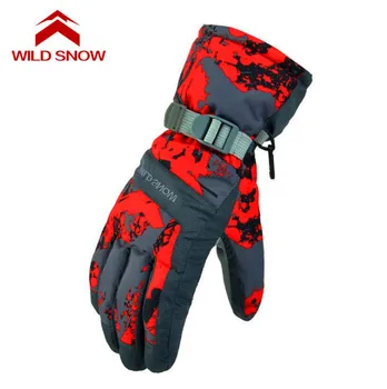 

Winter Warm Full Finger Outdoor Sports Riding Unisex Gloves Windproof Motorcycle Cycling Running Anti-Skidding Skiing Gloves