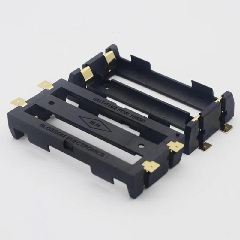 Высококачественные Аккумуляторные коробки SMT SMD 2X18650 1 шт./лот с бронзовыми