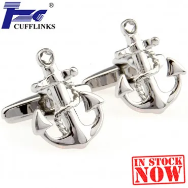 

TZG03244-1 Anchor Cufflink Cuff Link 2 Pairs Free Shipping Promotion