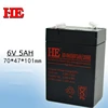 New 6v 5ah 20HR rechargeable battery lead acid toy car battery fire emergency light baby carrier battery replace 4ah 4.5ah 5ah ► Photo 1/4