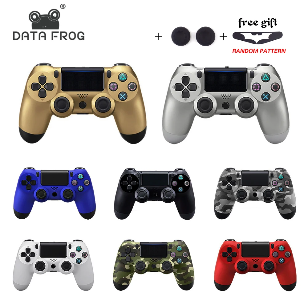 

DATA FROG Wireless Controller For Sony PS4 Bluetooth Vibration Gamepad For Playstation 4 Joystick For mando PS4 PS3 Console