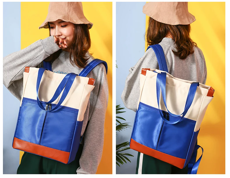 Модный вместительный женский рюкзак, школьные сумки для девочек-подростков, сумка через плечо, женские нейлоновые рюкзаки высокого качества