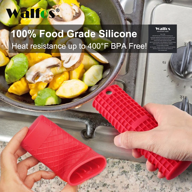 WALFOS Silicone Trivet Mats 4 Heat Resistant Pot Holders Multipurpose  Non-Slip Hot Pads For Kitchen Potholders Food Grade - AliExpress