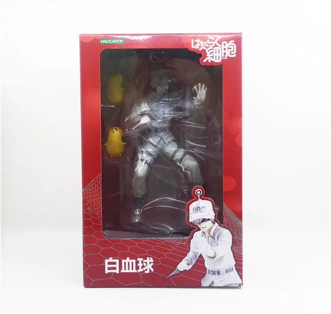 Anime Cells at Work White Blood Cell Red Blood Cell Hataraku Saibou Actions Figure  (4)