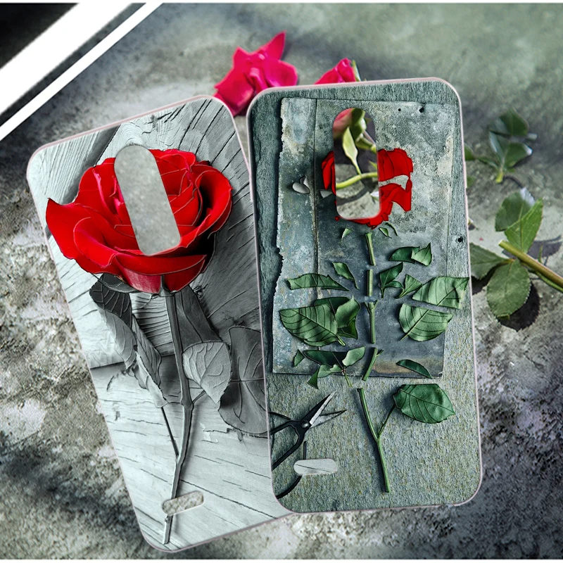 

For ZTE Blade Small Fresh 3 A1 C880 Rose Flower Silicone Cover 3D Relief Skin Phone Cases For ZTE Small Fresh 2 B880