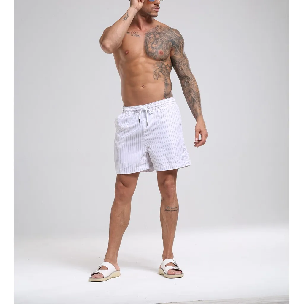 Мужские шорты Лето модные повседневные шорты с ремешками Гавайские пляжные подходят спортивный быстрый сухой Повседневные Шорты для плавания мужские asrv