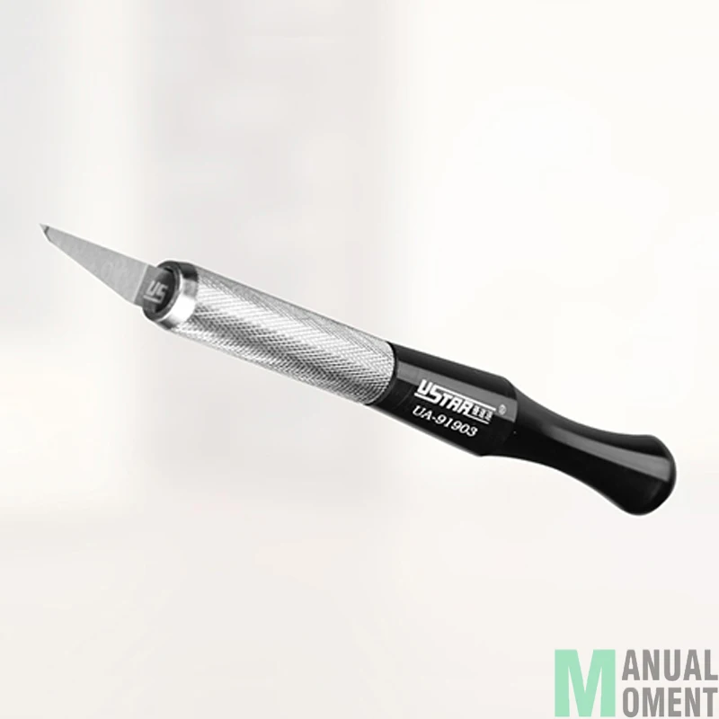 USTAR UA 91903 Вольфрамовая стальная линия Carver модель Push Broach резной меч DIY хобби режущие