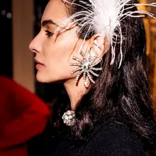 Новые блестящие стразы, очаровательные серьги-гвоздики для женщин, модные ювелирные изделия, вечерние, коллекция сережек, аксессуары