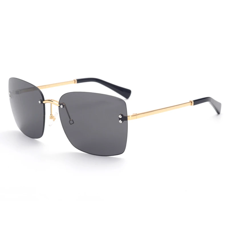 Verpackung no De 2019 Feminino Oculos 4 1 Designer no 2 Frauen Mode Marke Rahmen Sol no Randlose No 5 Luxus Legierung Box Mit no 3 Sonnenbrille Brillen WOPpPZ1C