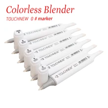 Touthnew 0# маркеры бесцветные блендер насадка эскиз Copic Маркер кисть для рисования анимация дизайн Манга краски поставки