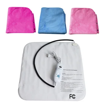 

Pet Heating Pad 12W Electric Warming Bed Mat For Cats And Dogs 7 Grade Temperature Control With Chew Resistant Cord +Soft Covers