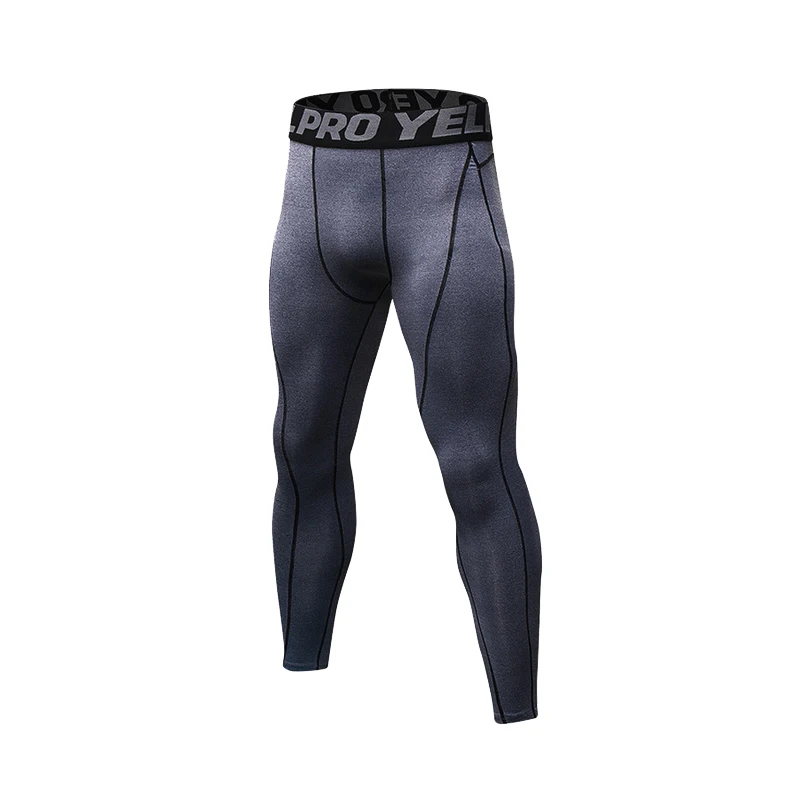 Новые утягивающие брюки для мужчин спортивные штаны леггинсы спортзалы фитнесс Одежда Спортивные Леггинсы мужские нижние брюки