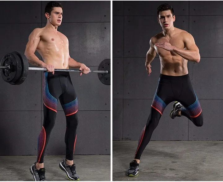Детектор беговые колготки мужские спортивные Леггинсы для бега Спортивные Компрессионные брюки для фитнеса быстросохнущие брюки