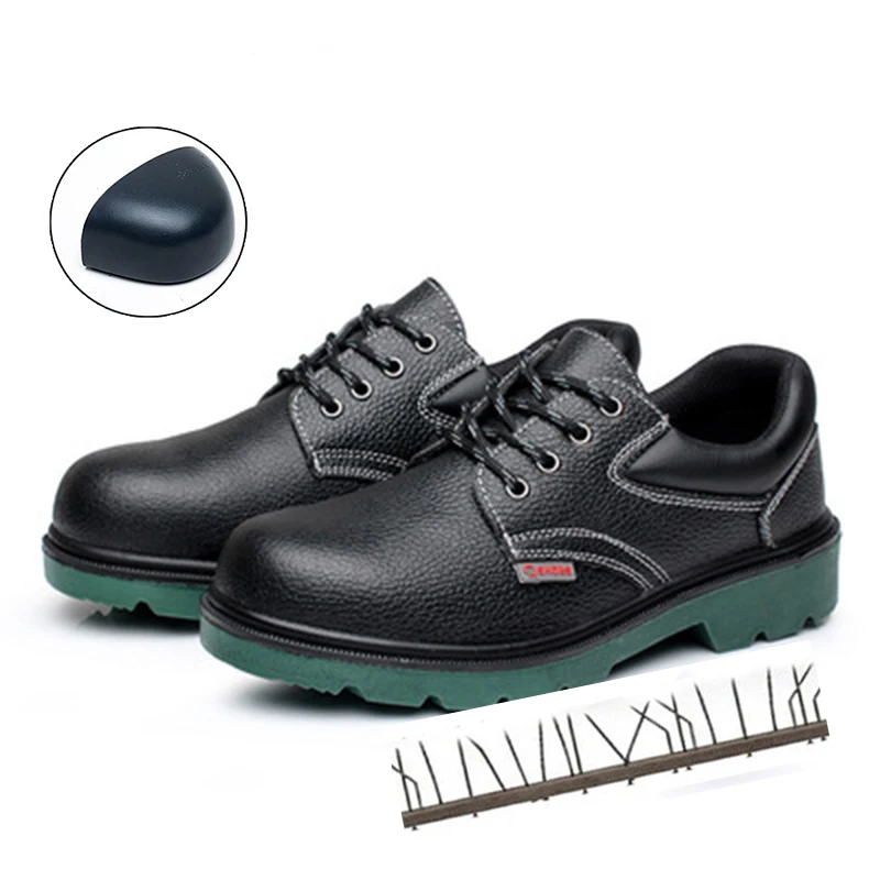

Men's safety shoes steel toe cap work shoes puncture proof workers shoes men's ankle boots hiking boots 2019 four seasons
