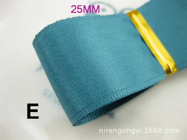 New 25mm Matte Riband Double Face satin ribbons DIY hair accessories bowknot materials Polyester Ribbons 5Mlot_17