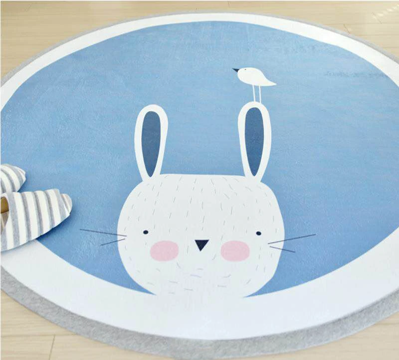 Animais dos Desenhos Letras do Jogo do Bebê Decoração para Casa Animados Coelho Urso Inglês Esteiras Criança Rastejando Cobertor Tapete Estilo Nórdico Crianças Quarto 2 Animais dos desenhos animados coelho urso inglês
