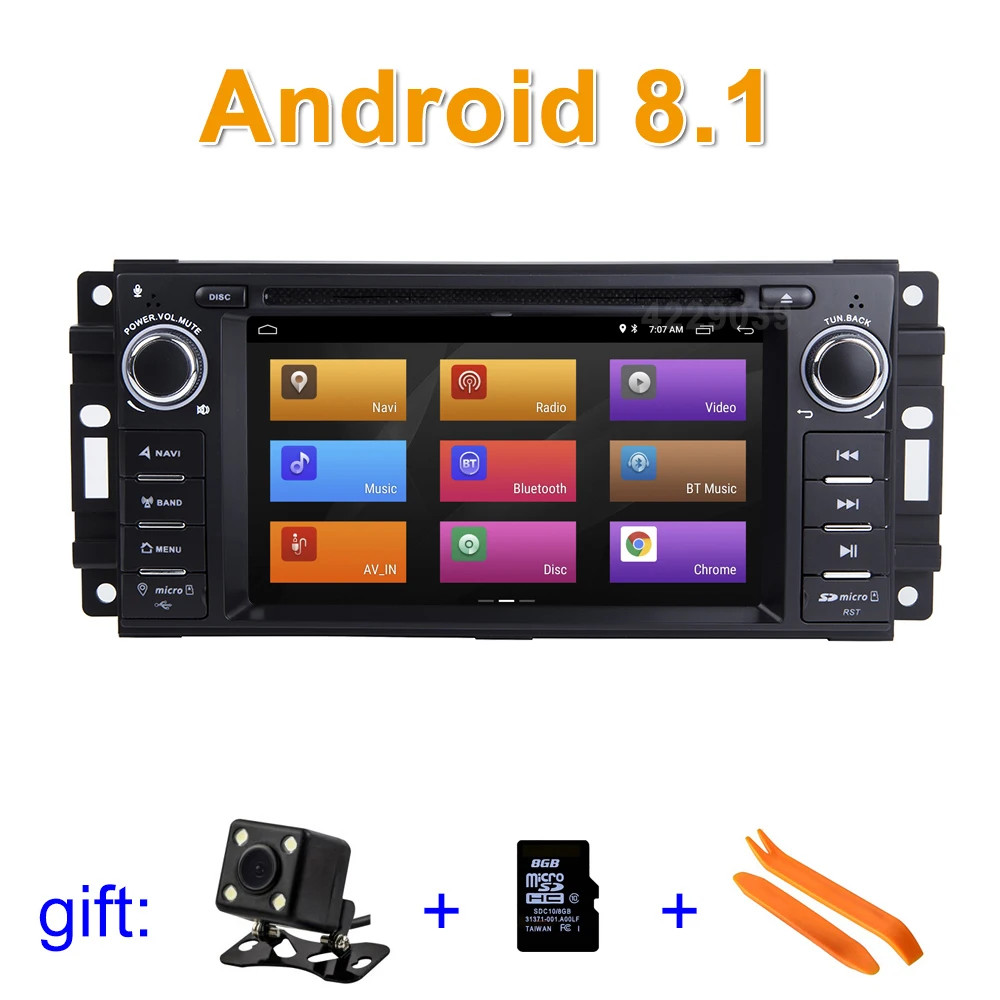 

Android 8.1 Car DVD Player for JEEP COMMANDER/GRAND CHEROKEE with Radio WiFi