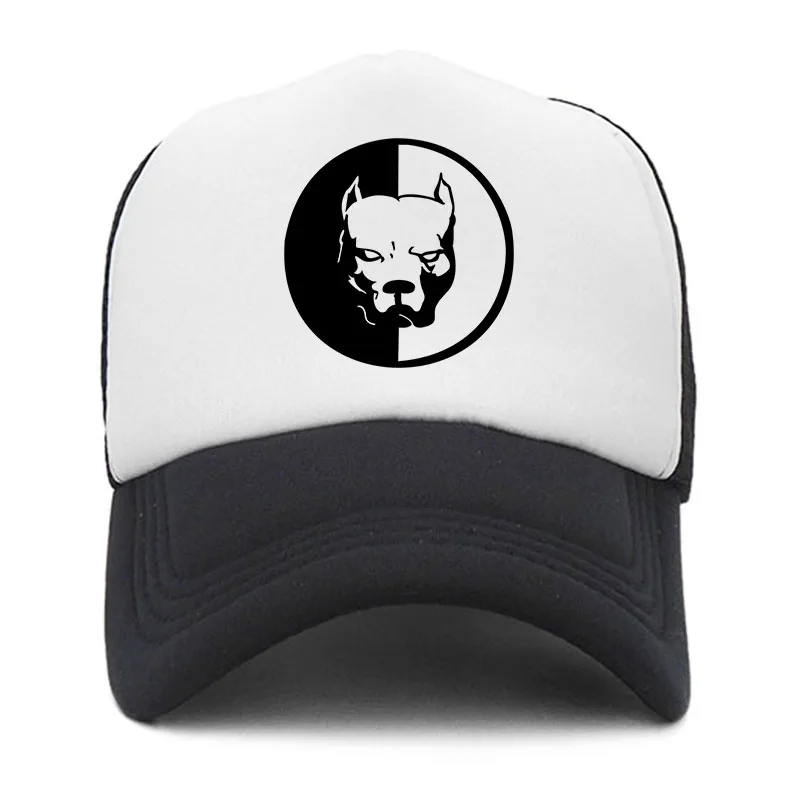 

Bully Pitbull Super Hero Dog Mens Baseball Hats Cool Summer Black Trucker Caps Adjustable Casual Sun Women Cheap Snapbacks