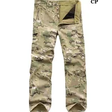 TAD акулы кожу армии Брюки для девочек Водонепроницаемый ветрозащитный на открытом воздухе камуфляж Брюки для девочек Для Мужчин флисовые брюки Военная униформа