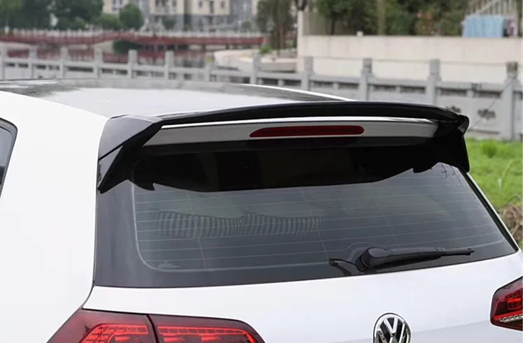 Для Volkswagen Golf 7 MK7 5 спойлер AC Стиль Высокое качество ABS Материал заднее окно крыла