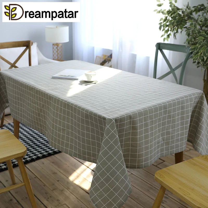 

Fashion Classic Black Striped Grid Waterproof Restaurant Decorative Tablecloth Outdoor Picnic Convenient Cloth ML92A