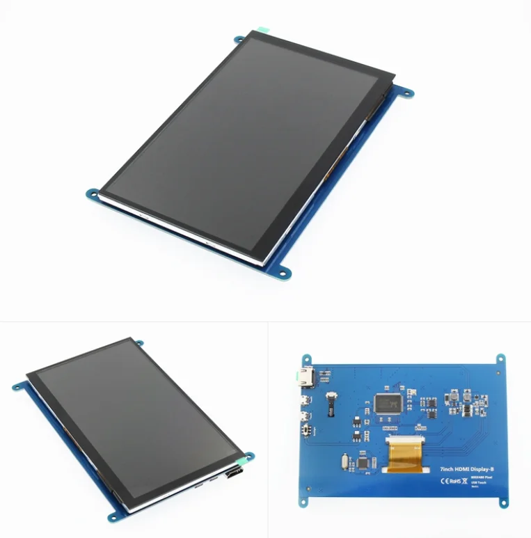 

Display Touch Screen 7 Inch 3 Raspberry Pi HDMI HD TFT LCD 800 * 480 (Pixel) Monitor for Raspberry Pi Pcduino 3 2B B Win7 8